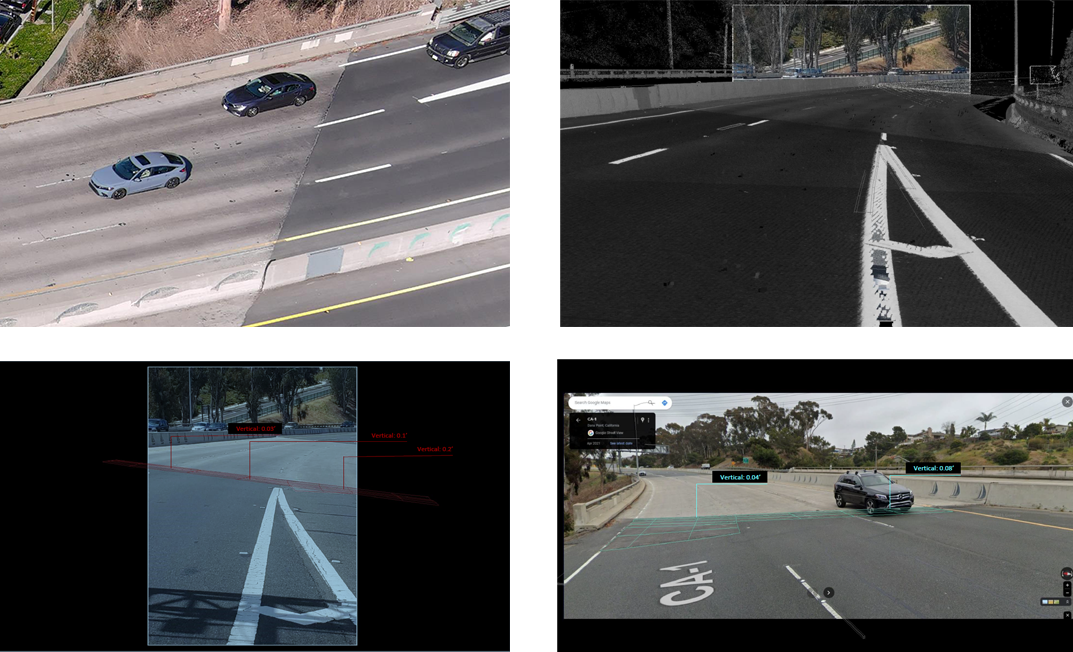 Images used to perform 3D measurement analysis