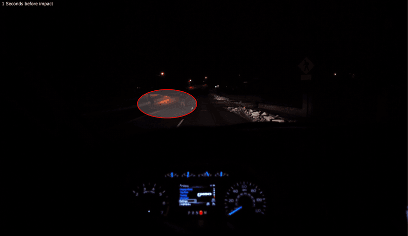 3D reenactment dark road