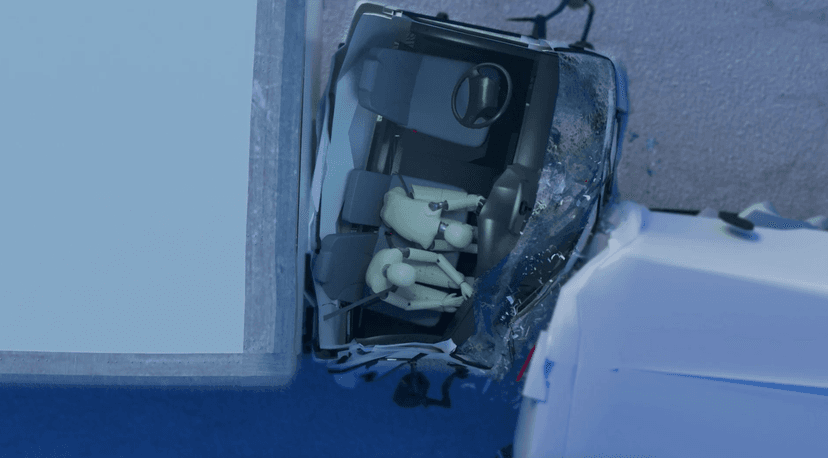 Still image from crash reconstruction animation